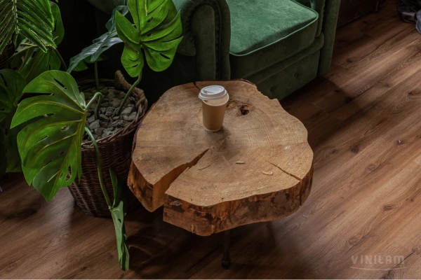 Клеевая кварцвиниловая плитка VINILAM Glue Дуб Норден (Rich) 8861 Glue